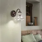 Vintage järn och keramik Handgjord applikation och handdekorerad - Chieti Viadurini