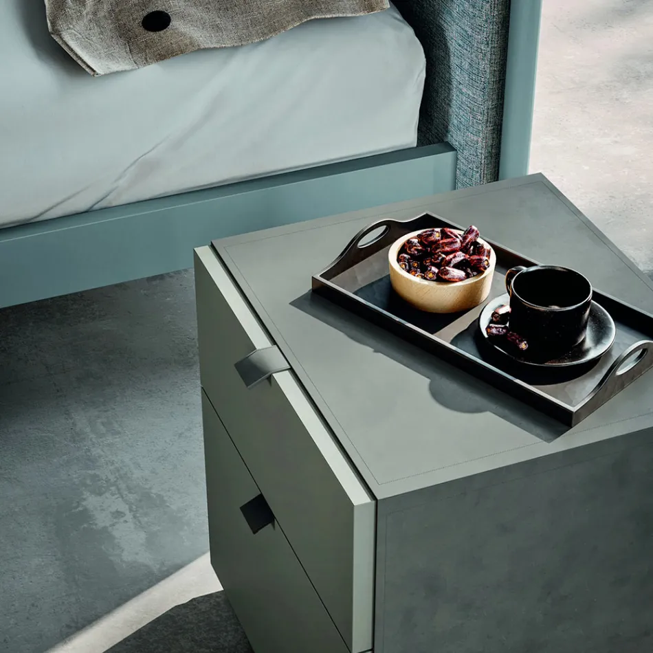 Sovrumsmöbler med 4 element Modern stil Made in Italy - Eletta Viadurini