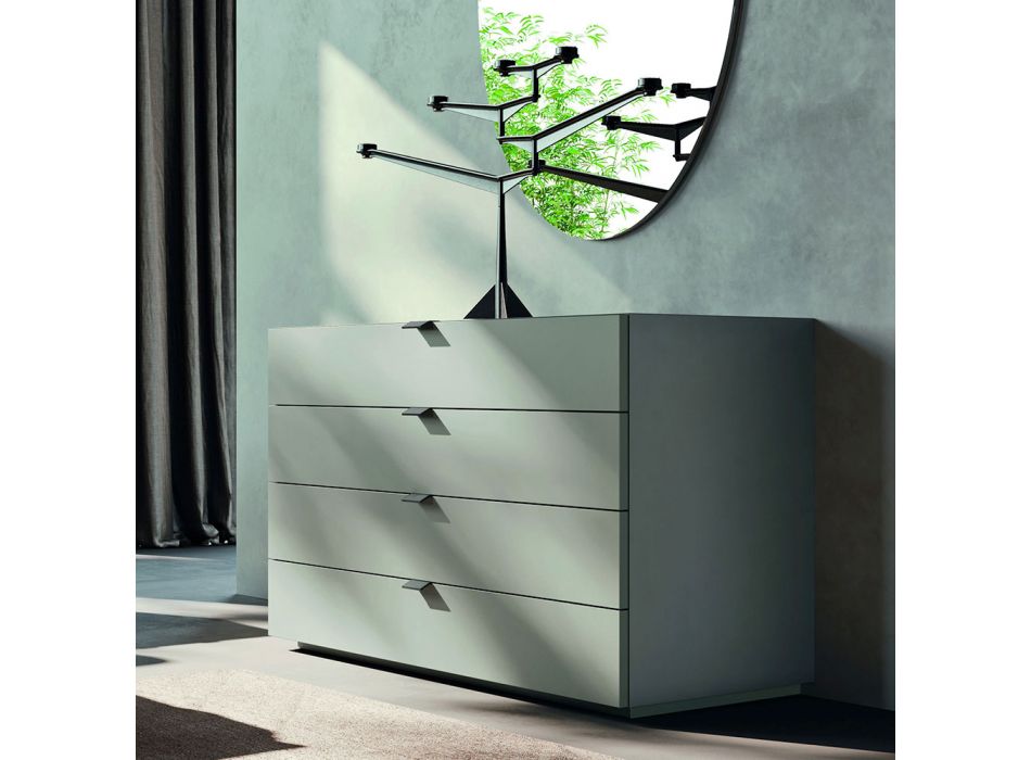 Sovrumsmöbler med 4 element Modern stil Made in Italy - Eletta Viadurini