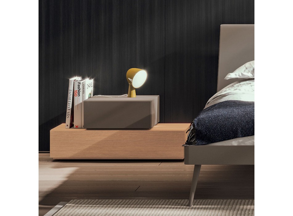 Modern stil 5 -element sovrumsmöbler tillverkade i Italien - Diamond