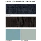 Sovrumsmöbler med 7 element Modern Style Made in Italy - Polynesia Viadurini