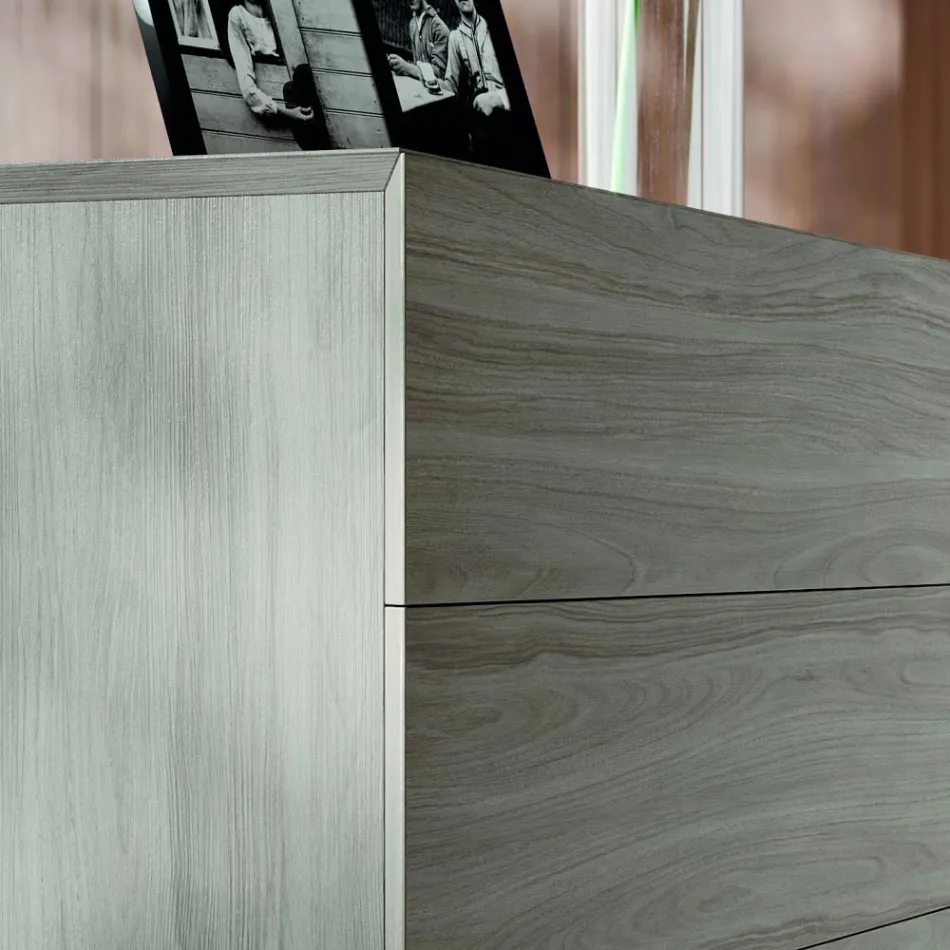 Dubbelrumsmöbler med 4 element tillverkade i Italien - Lucania Viadurini