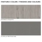 Dubbelrumsmöbler med 4 element tillverkade i Italien - Lucania Viadurini