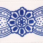 Italiensk handgjord handduk med handgjord bomullstryck - varumärken Viadurini