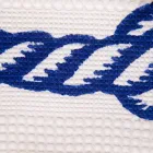 Handduk av handgjord tryckt bomull i en bit tillverkad i Italien - märken Viadurini