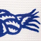 Handduk av handgjord tryckt bomull i en bit tillverkad i Italien - märken Viadurini