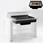 Samtida design trädgårdsljus barräknare Slide Break Line Viadurini