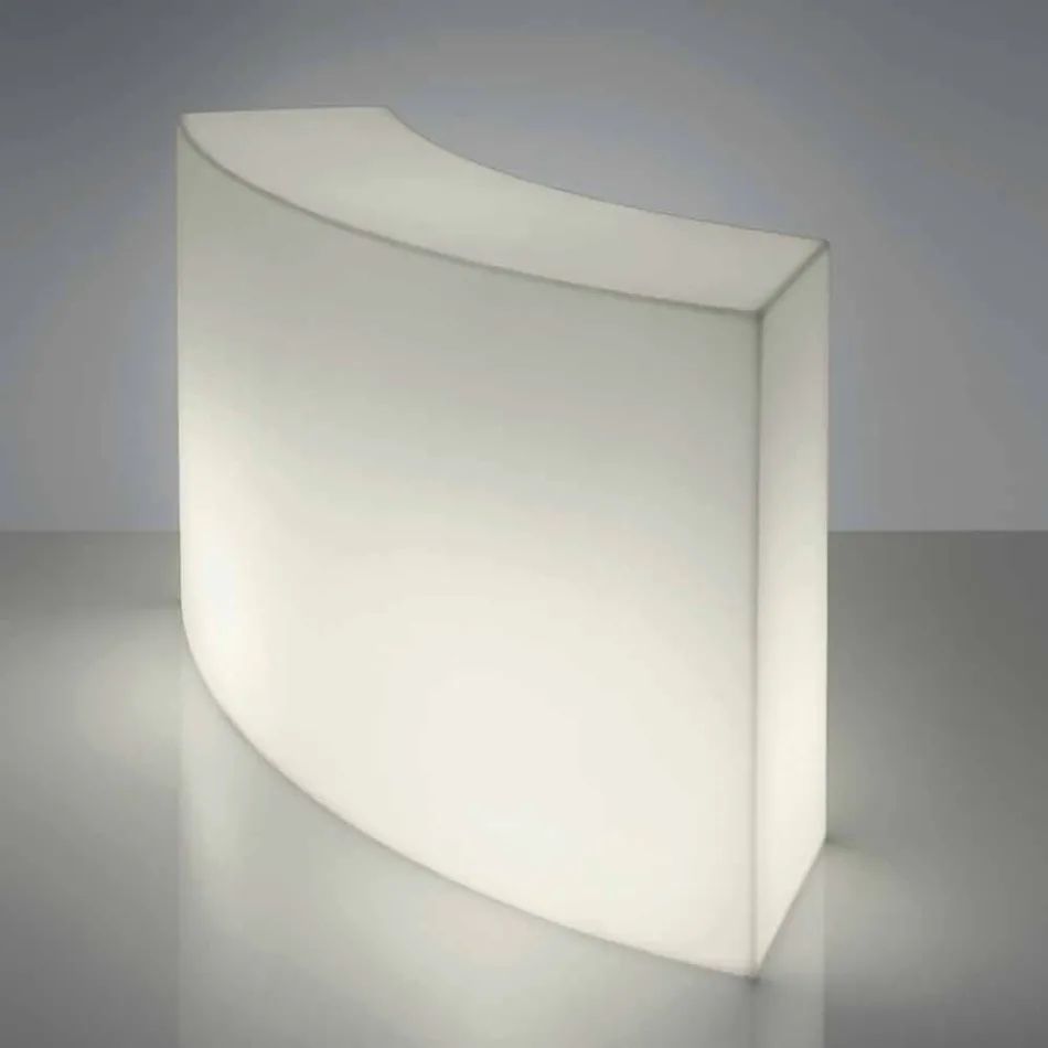 Modular bar counter Slide Snack Vit ljus bar gjord i Italien Viadurini