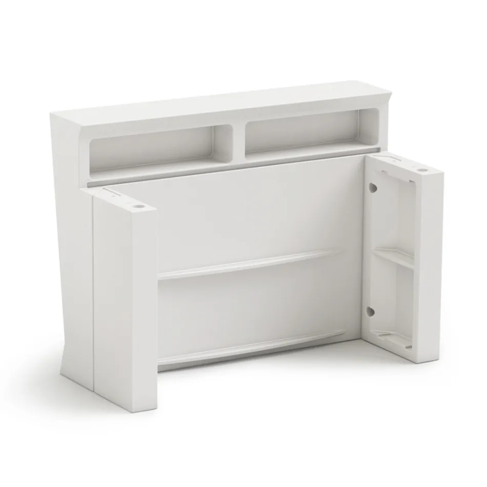 Modulbänk med ljus utomhus Tillverkad i Italien - Mistra Viadurini