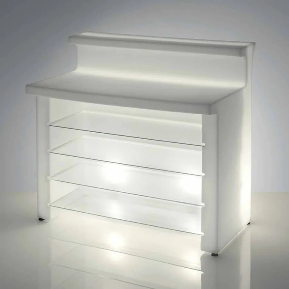 Moderna stil bar disk Slide Break Line ljus tillverkad i Italien Viadurini