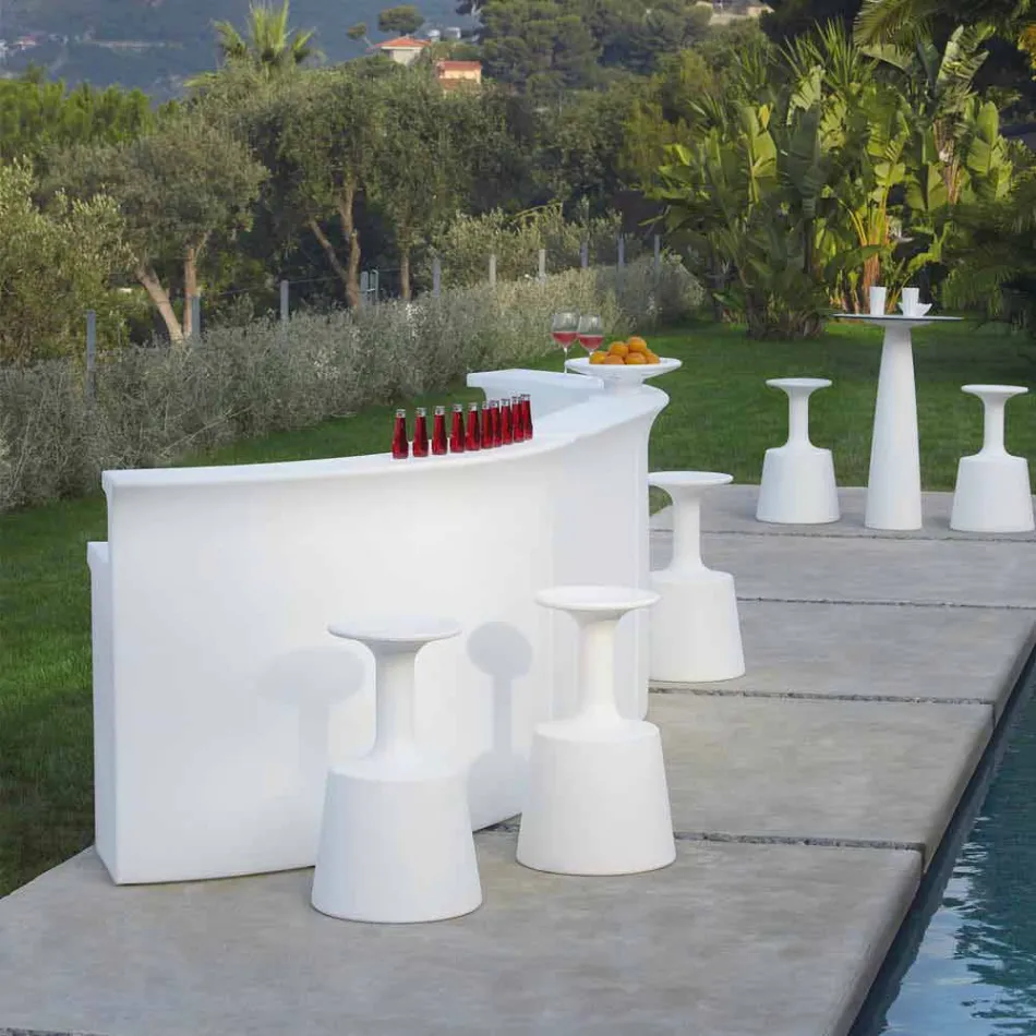 Moderna stil bar disk Slide Break Line ljus tillverkad i Italien Viadurini