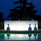 Moderna stil bar disk Slide Break Line ljus tillverkad i Italien Viadurini