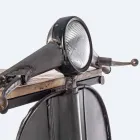 Barkonsol i mangoträ och Vespa i stål av modern design - sjalot Viadurini