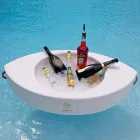 Trona båtlivet ekologiskt läder flytande bar gjord i Italien Viadurini