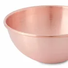 Handtinnad koppar Bastardella med trähandtag 26 cm - Giampiero Viadurini