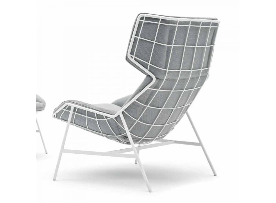 Bergere trädgårdsfåtölj Varaschin Sommar Set med modern design Viadurini