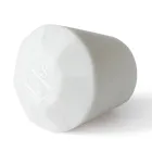 Vattenglas i satängvit Carraramarmor italiensk design - Scaglio Viadurini