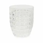 Moderna färgade glasdekorerade glas som serverar vatten 6 delar - blandning Viadurini