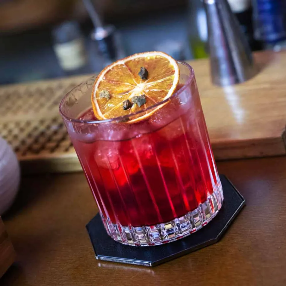 Dubbel gammaldags tumlare låg glasögon 12 stycken lyx - Senzatempo Viadurini