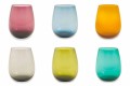 Färgade glas tumlar för vatten Modern Service av 12 delar - Aperi
