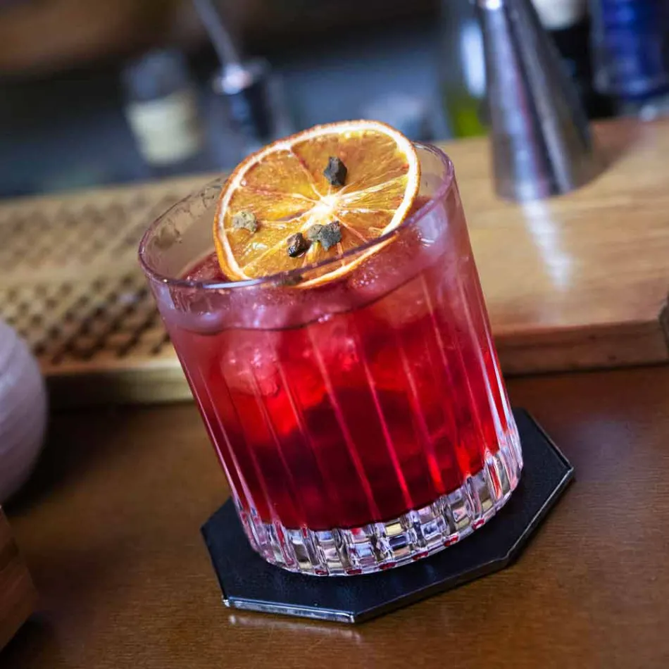 Lowball Tumbler Basso gammaldags glasögon för Cockatil 12 stycken - Senzatempo Viadurini