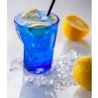 Moderna färgade glasvattenglasögon 6 stycken design - Sarabi Viadurini