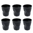 Moderna färgade glasvattenglasögon 6 stycken design - Sarabi Viadurini