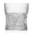 Low Tumbler -glasögon i Eco Crystal Audace -dekoration 12 delar - Ritmo Viadurini