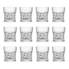 Low Tumbler -glasögon i Eco Crystal Square Decoration 12 st - Ritmo Viadurini