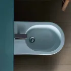 Keramiska bidé Sun 57x37cm modern design, tillverkad i Italien Viadurini