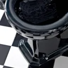 Vintage vit eller svart keramisk golvbidé tillverkad i Italien - Marwa Viadurini