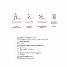 Biocamino runt support marmor Gordon, tillverkad i Italien Viadurini