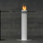 Biocamino utomhus bioetanol med glasskiva Dean-Table Viadurini