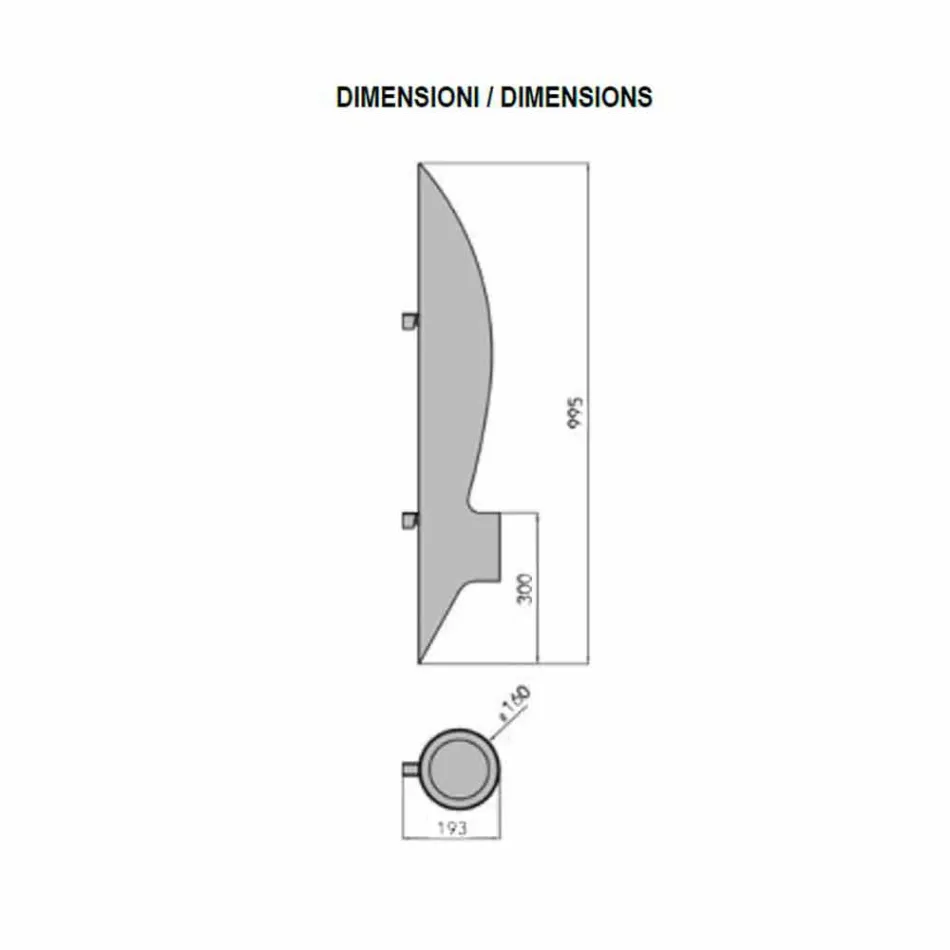 Vägg Bio-spis med rörformad och modern design i svart stål - Jackson Viadurini
