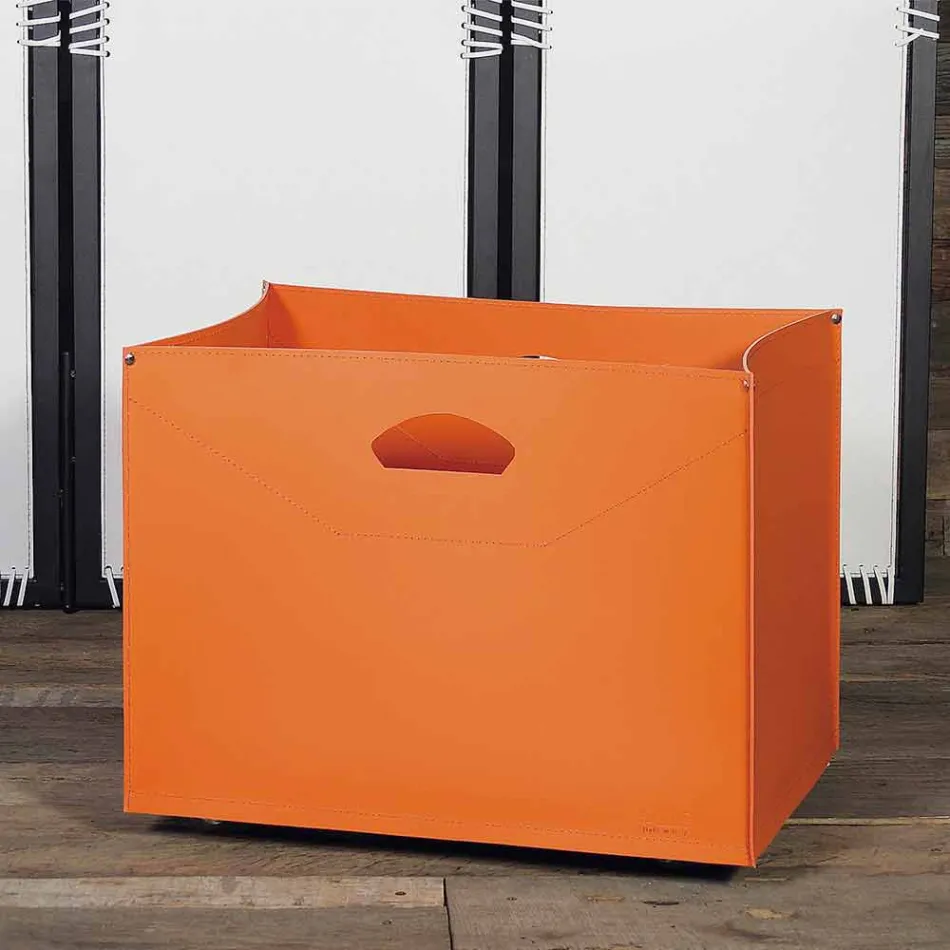 Vedvedväska i Gastone läder 100% tillverkad i Italien Viadurini