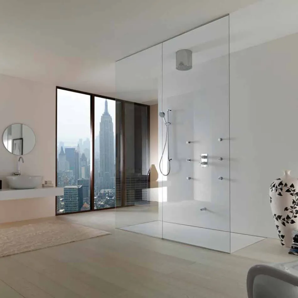 Bossini Oki 200 duschhuvud med en modern design i en stråle Viadurini