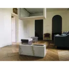 Rektangulär inbyggd bioetanolbrännare 2 Lt Viadurini