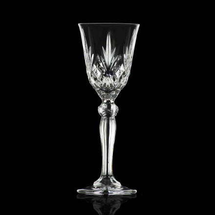 Vintage Design likörglas i ekologisk kristall 12 stycken - Cantabile Viadurini