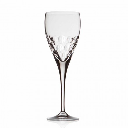 Crystal Design vinglas för att smaka på 12 bitar - Titanioball Viadurini