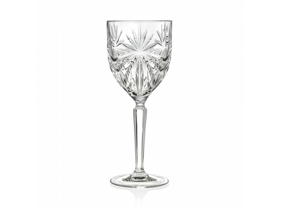 12 stycken ekologiskt kristallvin eller vattenglas - Daniele