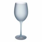 Färgade vinglas i frostat glas med iseffekt, 12 stycken - höst Viadurini