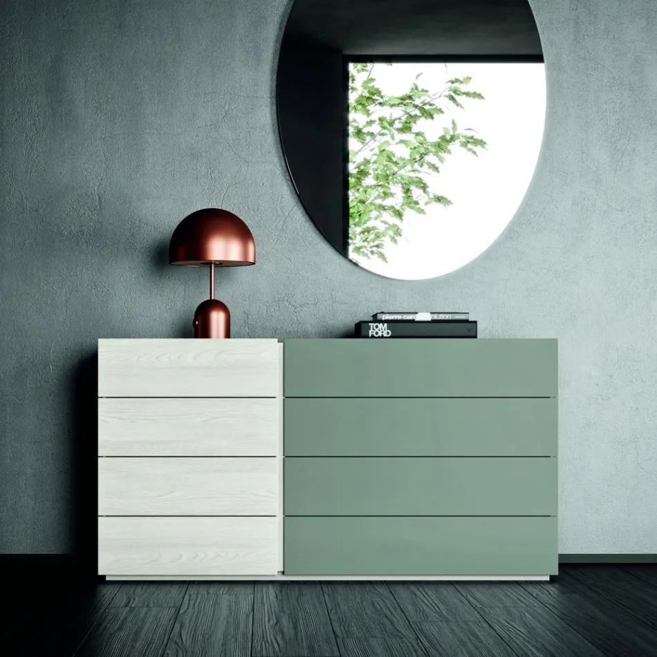 Komplett rum med 4 moderna designelement tillverkade i Italien - Mallorca Viadurini