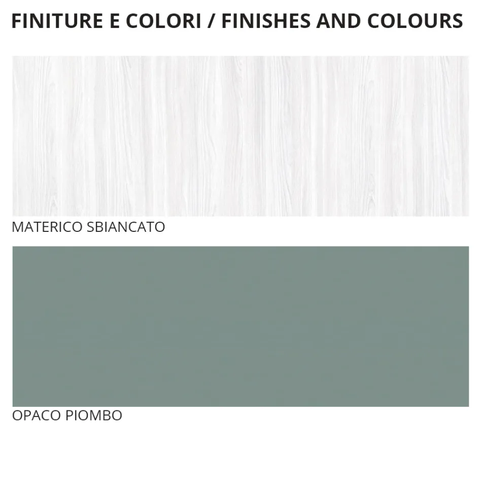 Komplett rum med 4 moderna designelement tillverkade i Italien - Mallorca Viadurini