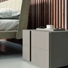 Sovrum med 4 element Modern stil Made in Italy Hög kvalitet - Minorco Viadurini