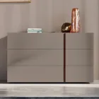 Sovrum med 4 element Modern stil Made in Italy Hög kvalitet - Minorco Viadurini