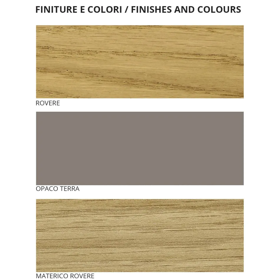 Modern stil 5 -Element Sovrum Gjord i Italien Hög kvalitet - Precious Viadurini