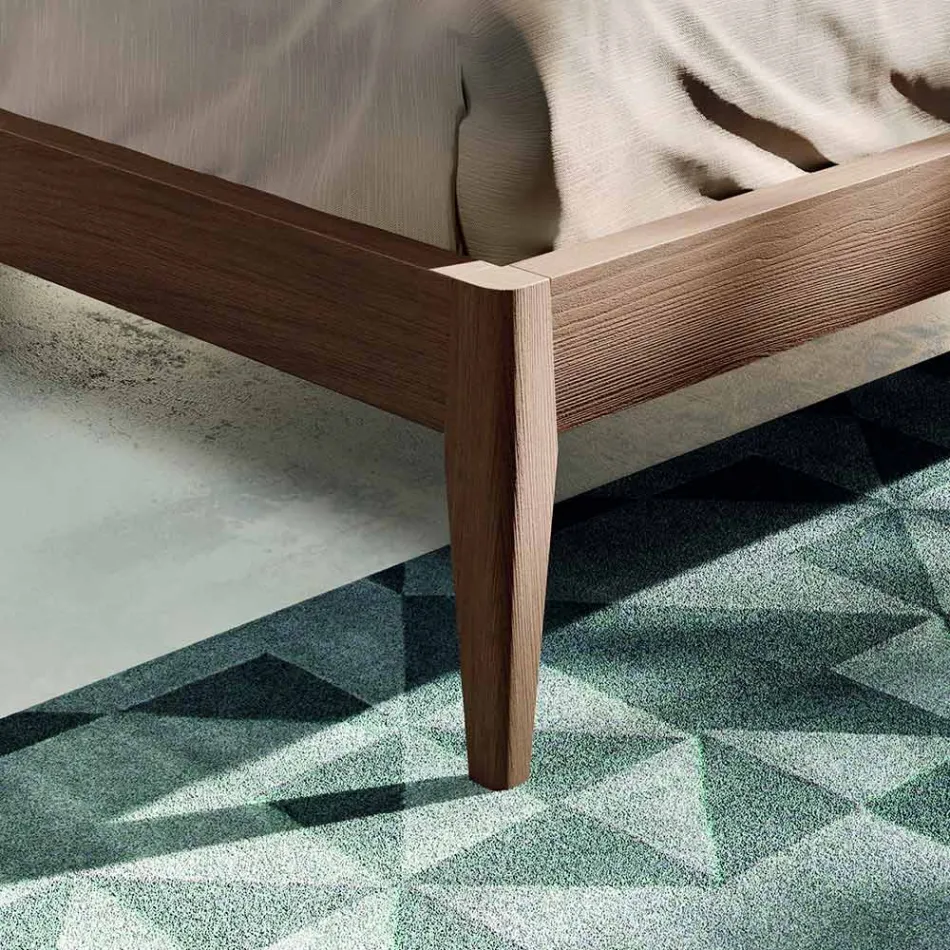 Komplett sovrum med 5 element i modern stil Made in Italy - Savanna Viadurini