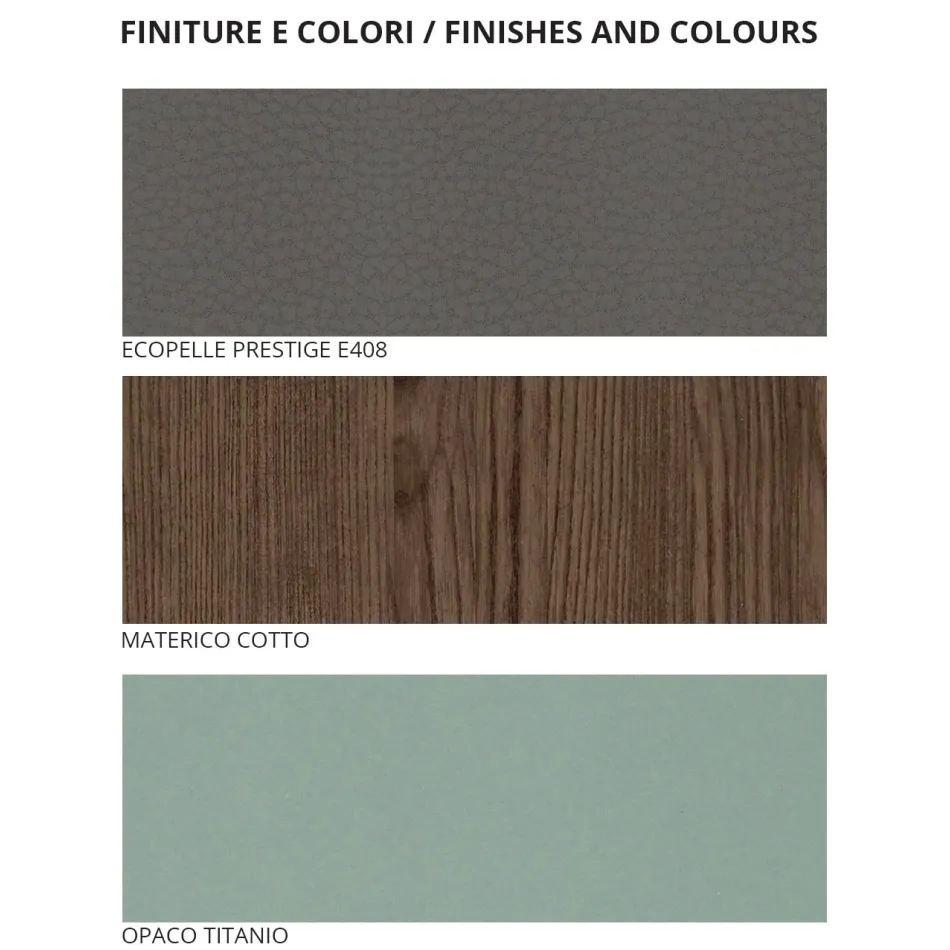 Dubbelrum med 5 lyxiga Made in Italy Elements - Emerald Viadurini