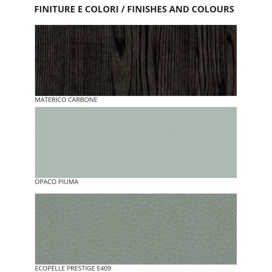 Dubbelrum med 5 element Modern stil Made in Italy - Octavia Viadurini