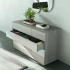 Modernt sovrum med 4 element i modern stil Made in Italy - Lusinda Viadurini